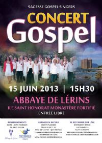 Concert Gospel. Le samedi 15 juin 2013 à Cannes. Alpes-Maritimes. 